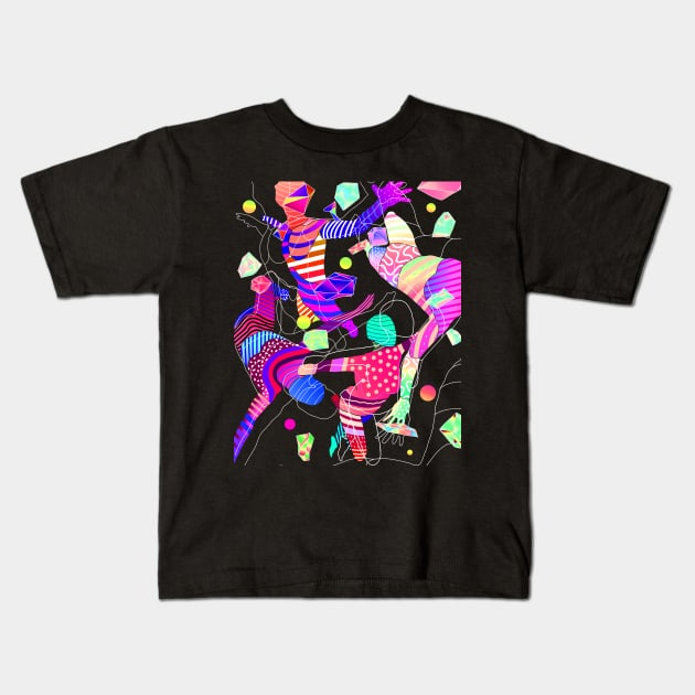 Free Form Kids T-Shirt by Klarens